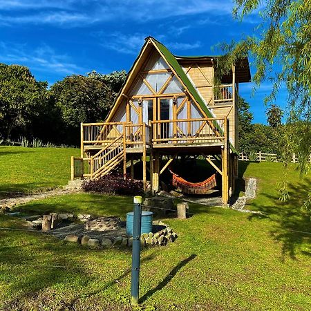 Glamping La Herradura Santa Rosa de Cabal Exterior foto