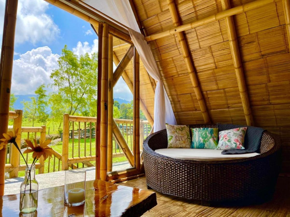 Glamping La Herradura Santa Rosa de Cabal Exterior foto