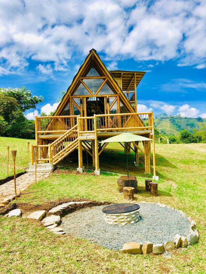 Glamping La Herradura Santa Rosa de Cabal Exterior foto